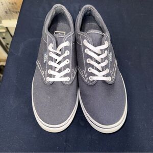 VANS Authentic New Blue Lace Up in “Dress up blue & True White” size 6 women’s